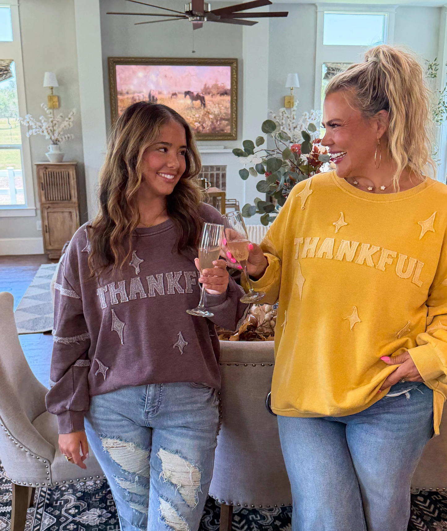 *PREORDER* THANKFUL CLASSIC CREW PULLOVER - TWO COLORS