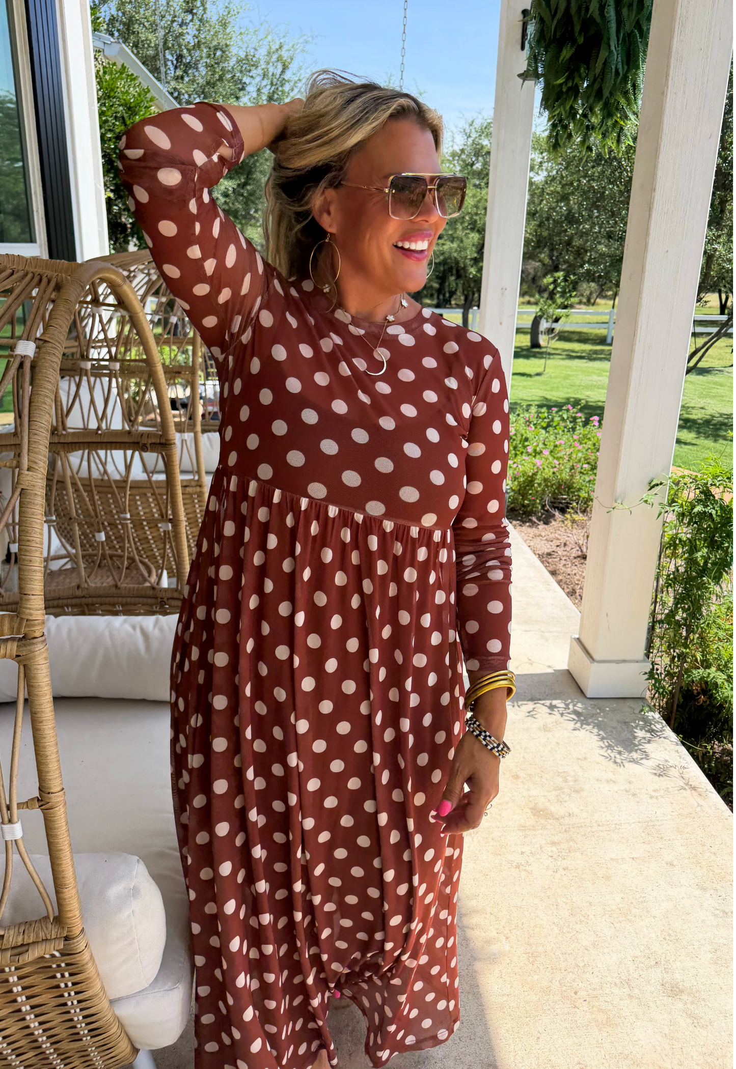 *PREORDER* THE COUNTRYSIDE MESH DRESS - TWO COLORS