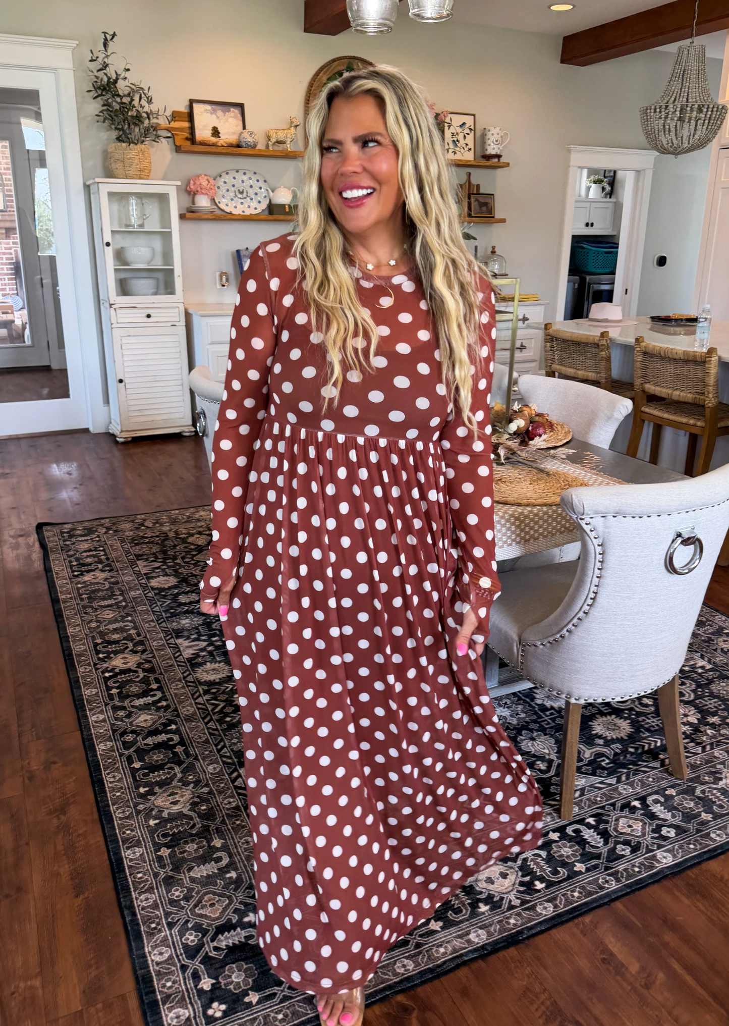 *PREORDER* THE COUNTRYSIDE MESH DRESS - TWO COLORS