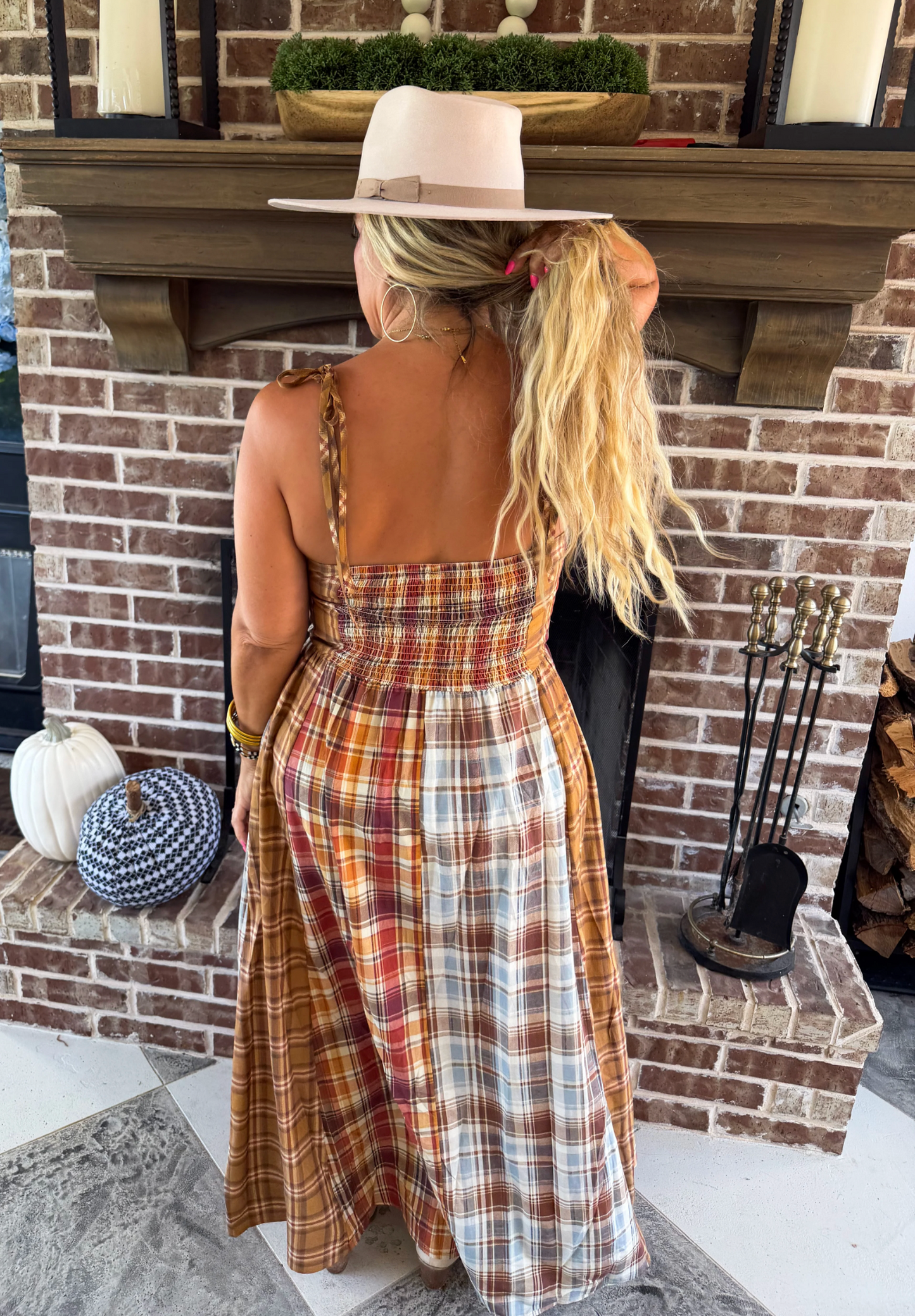 *PREORDER* THE ASHFORD PLAID MAXI DRESS