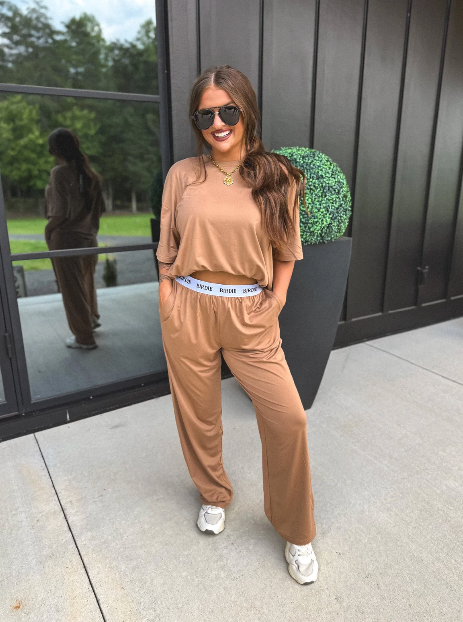 *PREORDER* BIRDIE TEE & BOXER PANT SET - FOUR COLORS