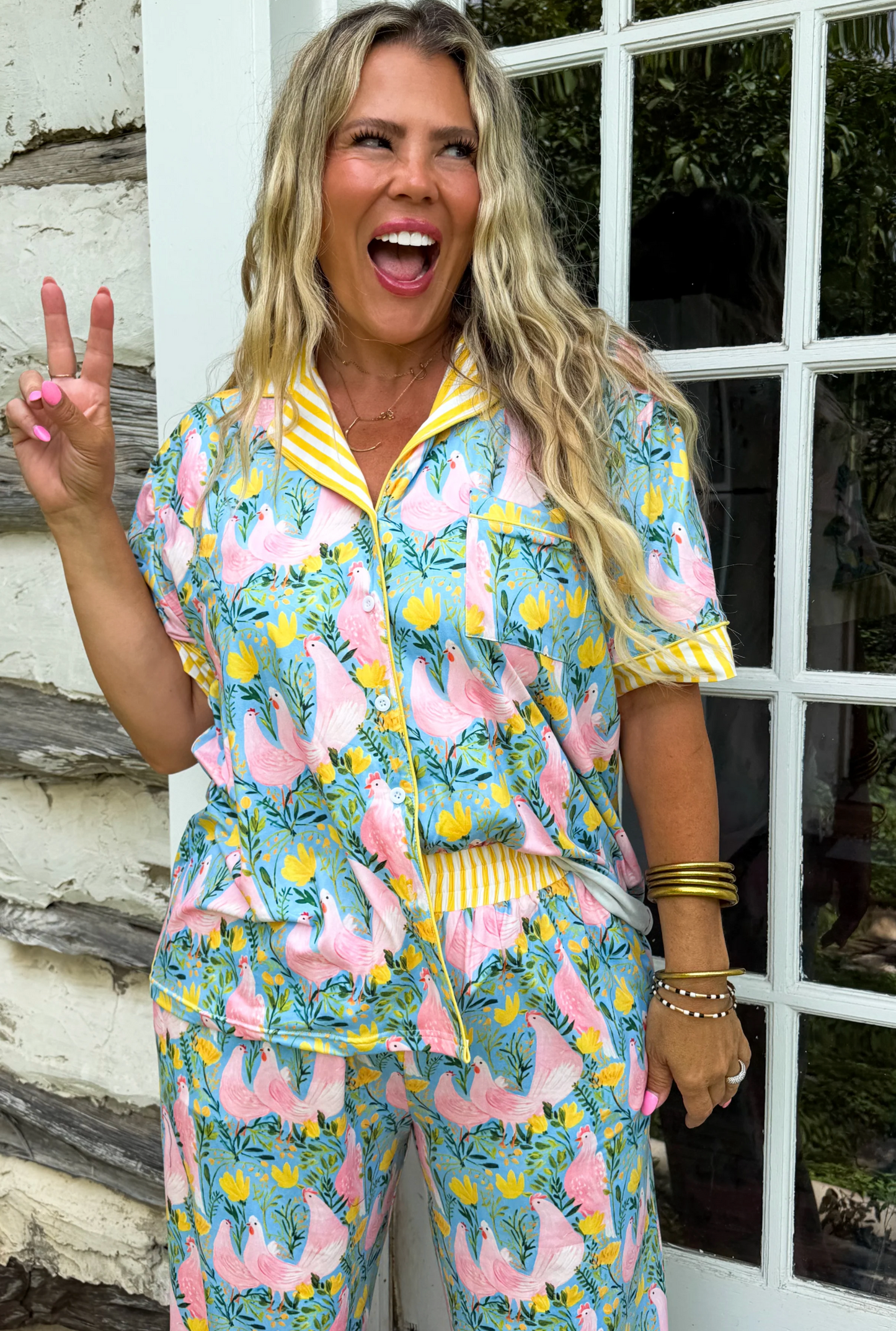 *PREORDER* IN THE GARDEN LUXE PJ SETS - THREE COLORS