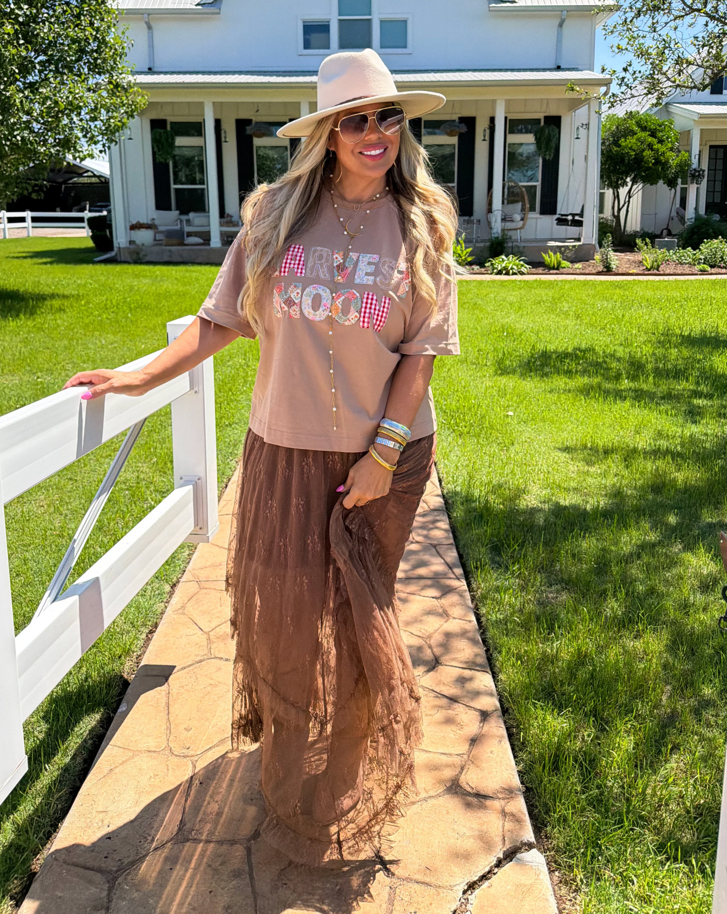 *PREORDER* HARVEST MOON LACE TOP
