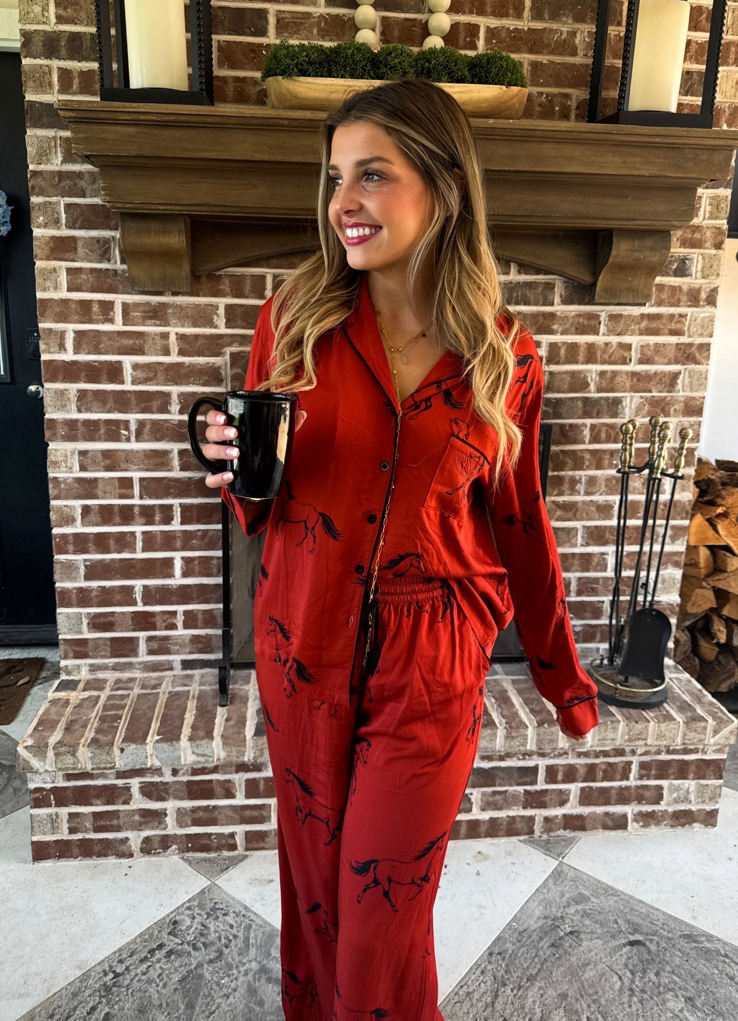 *PREORDER* WESTERN NIGHTS LUXE PJ SET - TWO COLORS