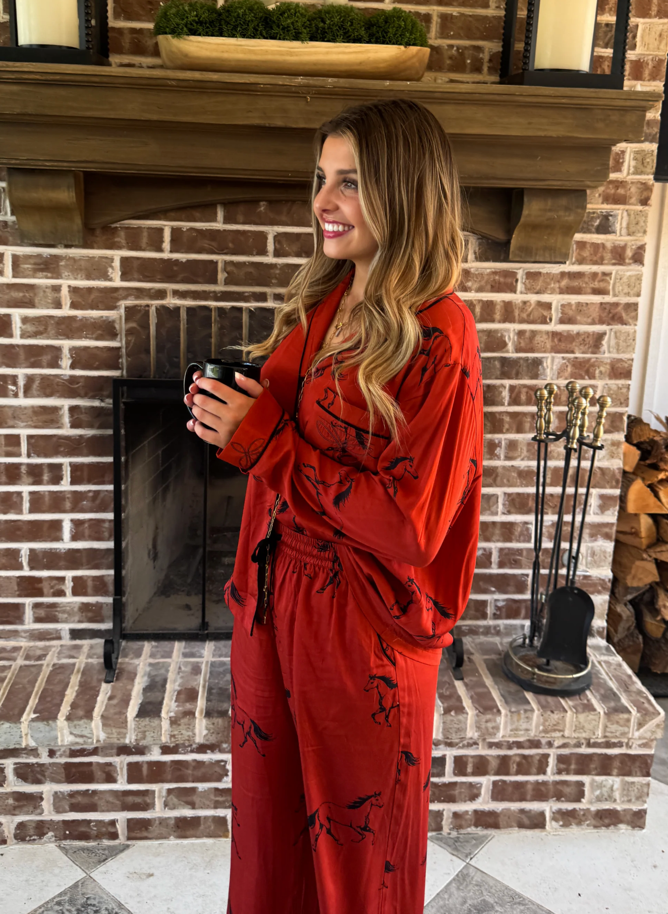*PREORDER* WESTERN NIGHTS LUXE PJ SET - TWO COLORS