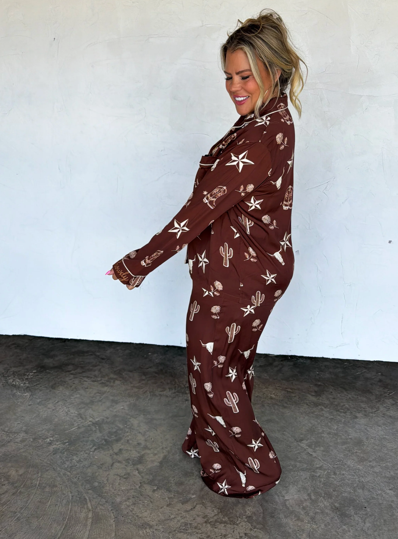 *PREORDER* WESTERN NIGHTS LUXE PJ SET - TWO COLORS
