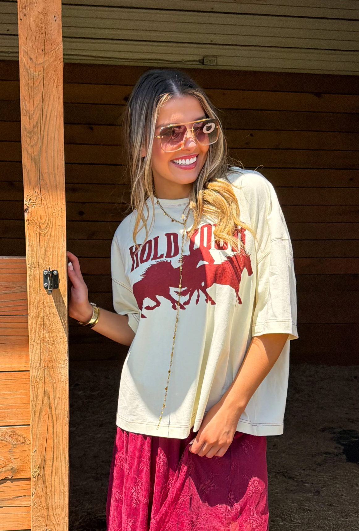 *PREORDER* HOLD YOUR HORSES TEE - TWO COLORS