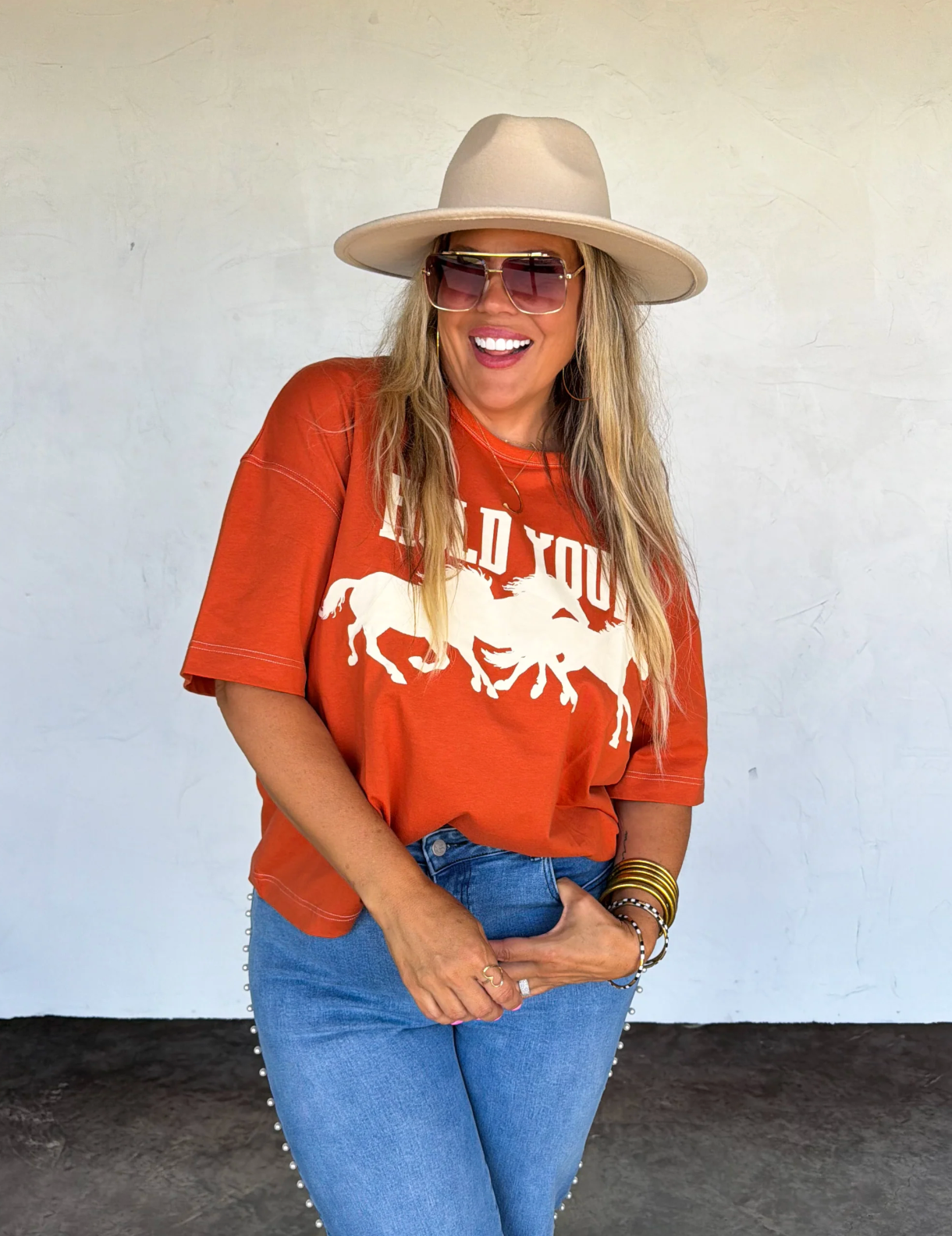*PREORDER* HOLD YOUR HORSES TEE - TWO COLORS