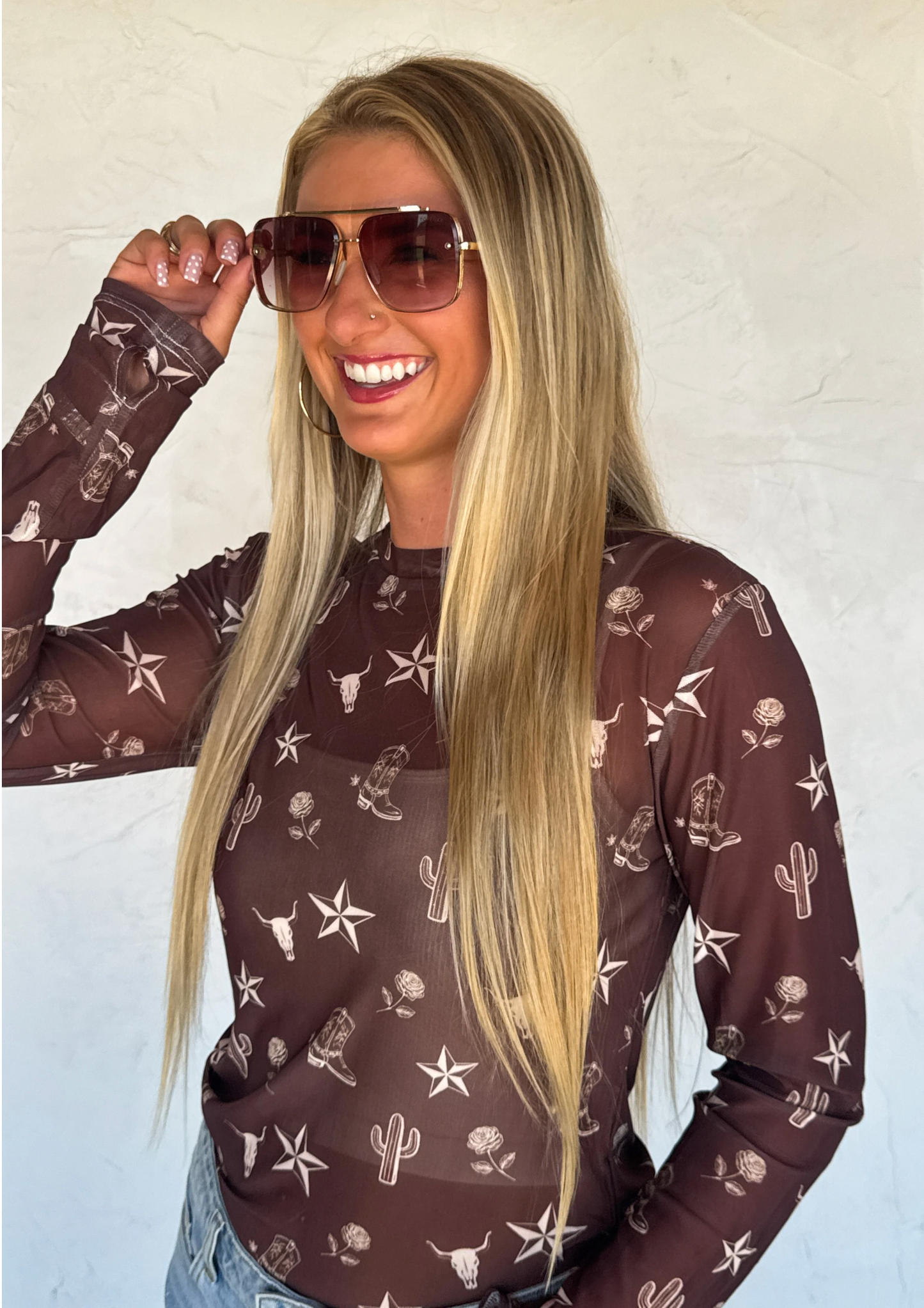 *PREORDER* DESERT DREAMS DRESS IT UP MESH TOPS - THREE COLORS