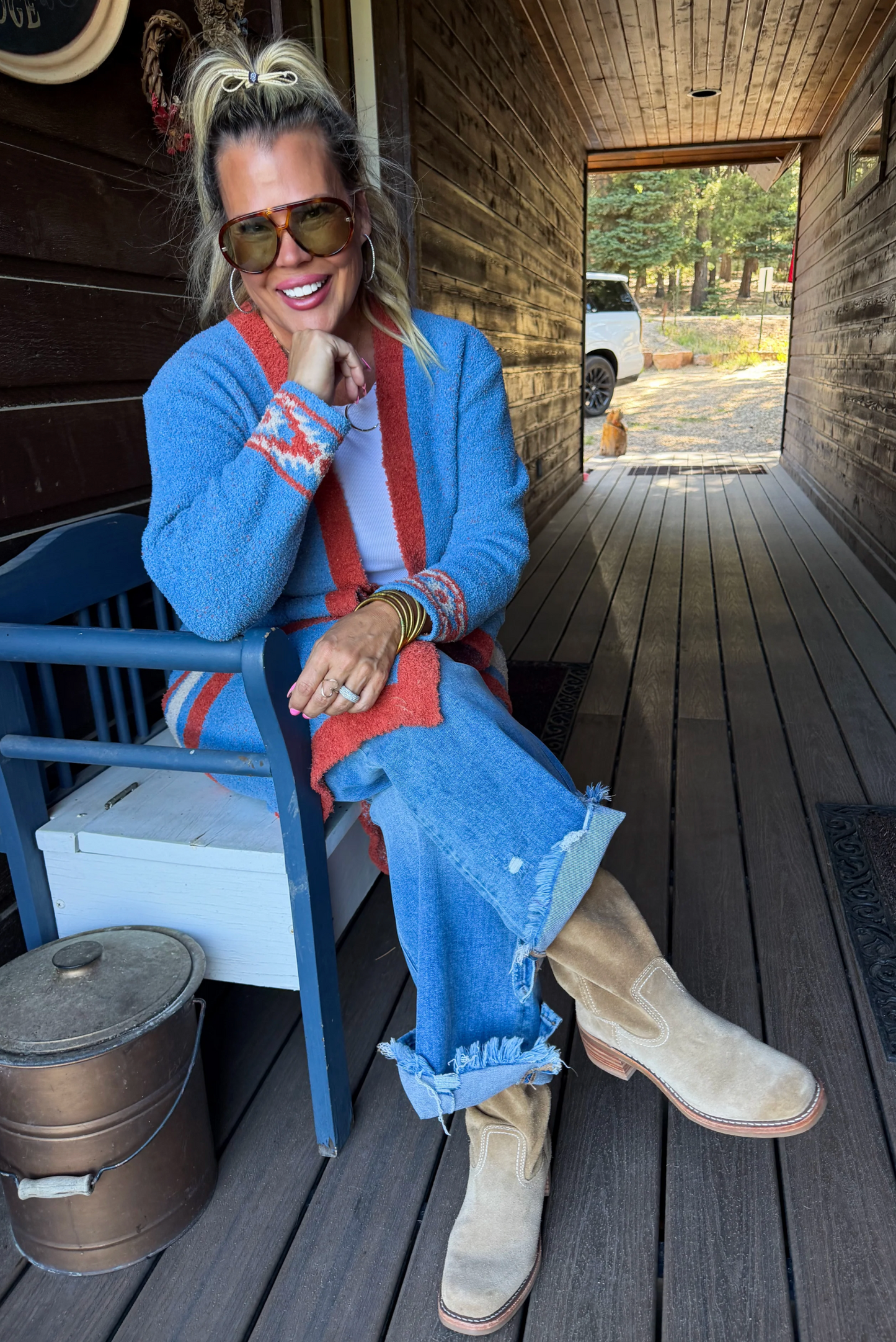 *PREORDER* WESTERN CLOUD CARDIGAN - TWO COLORS