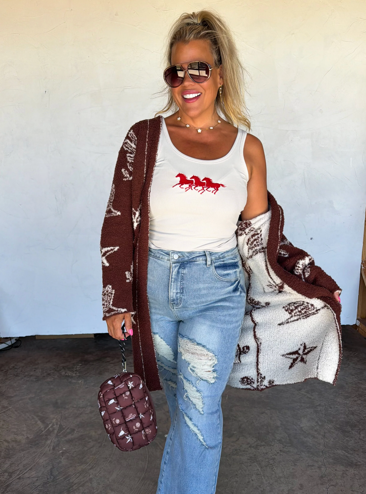 *PREORDER* WESTERN CLOUD CARDIGAN - TWO COLORS