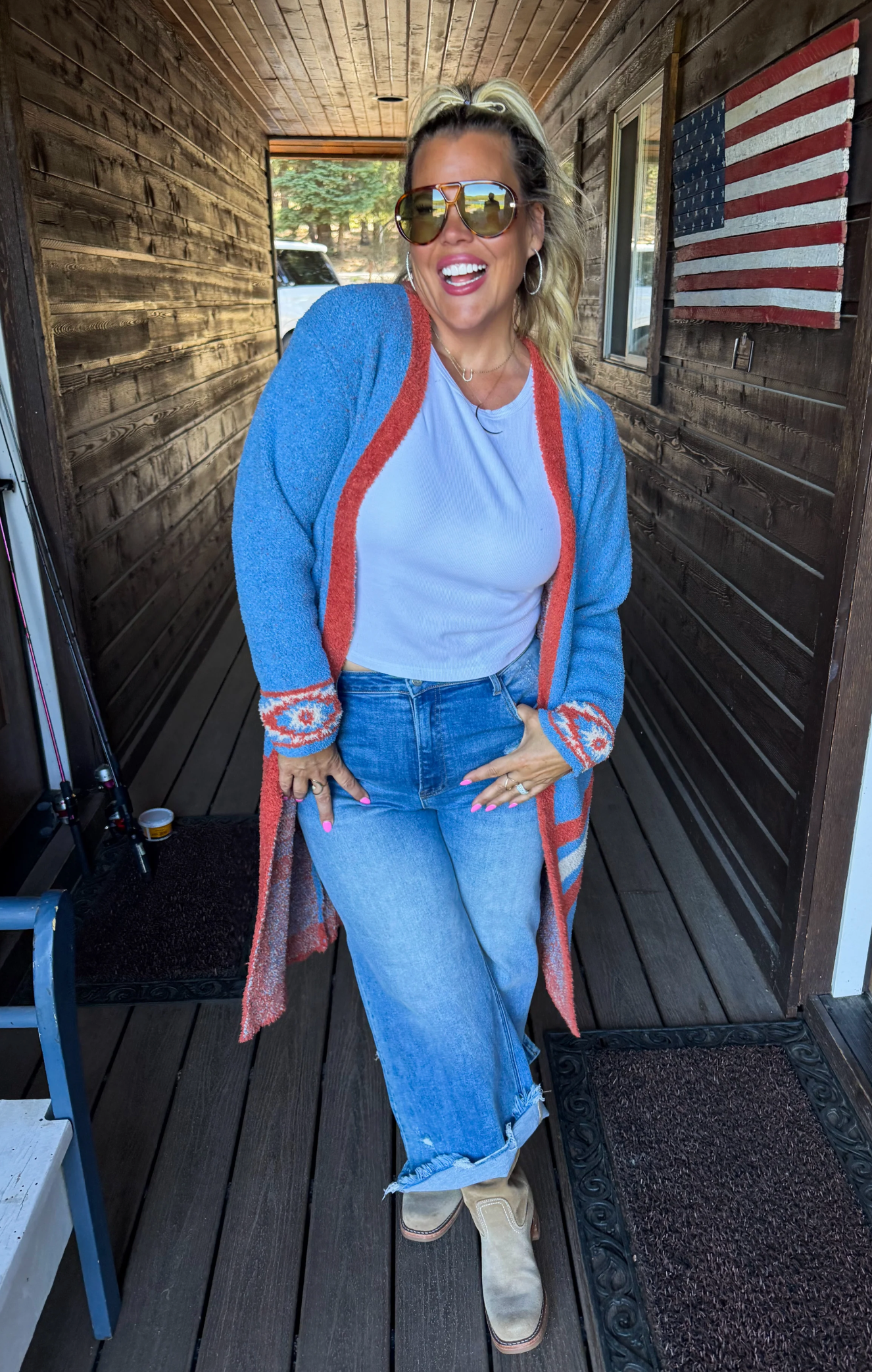 *PREORDER* WESTERN CLOUD CARDIGAN - TWO COLORS