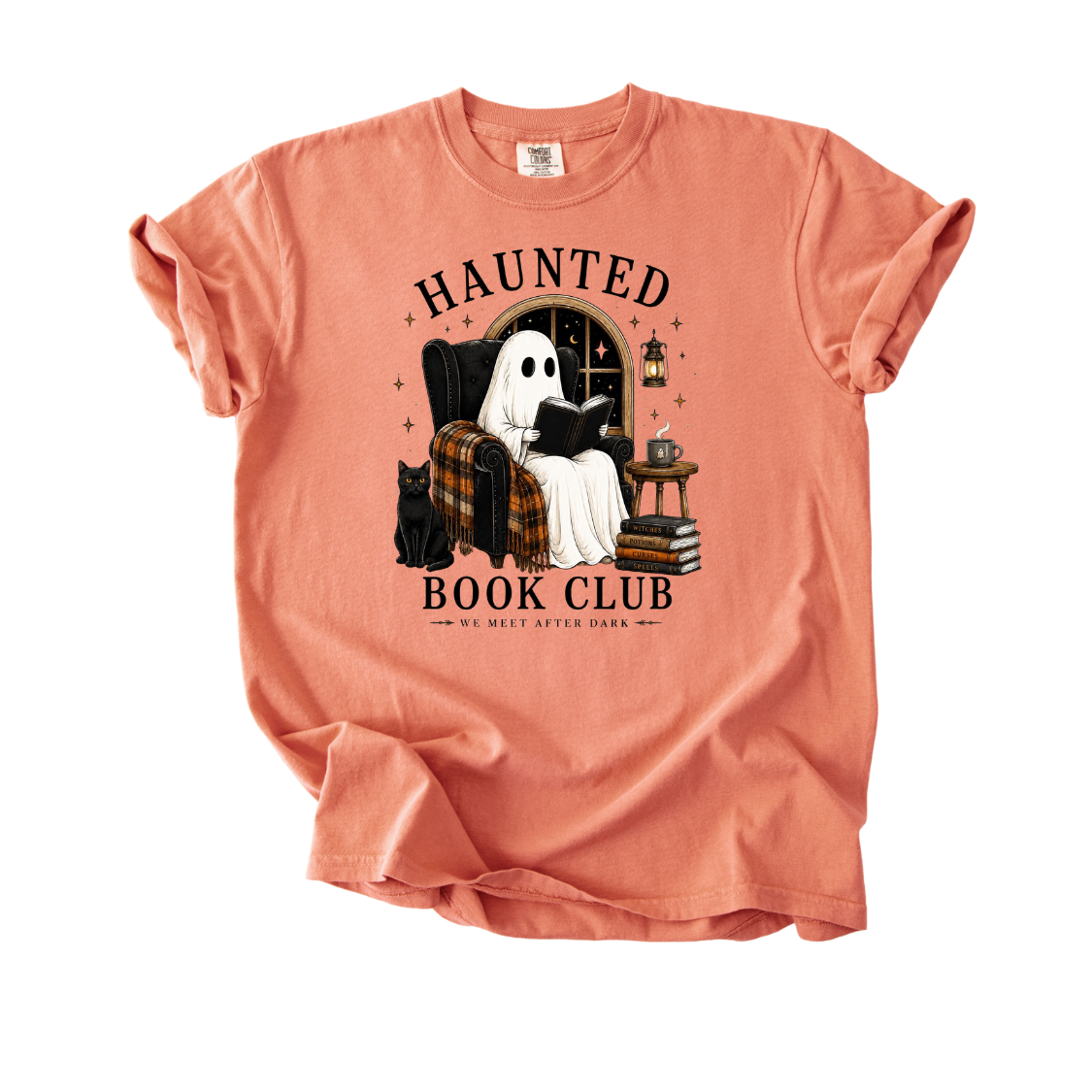 *PREORDER* HAUNTED BOOK CLUB GRAPHIC TEE - THREE COLORS