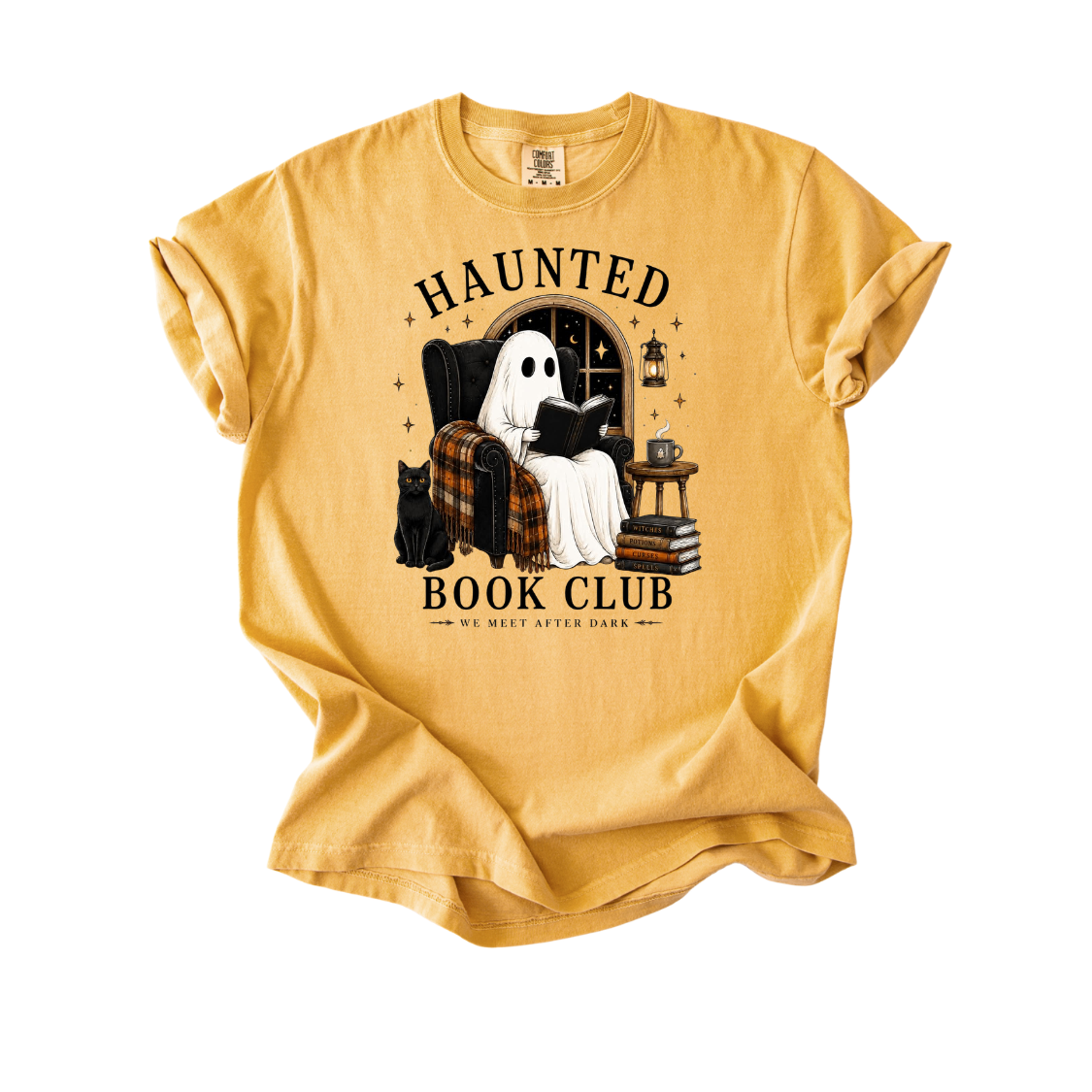 *PREORDER* HAUNTED BOOK CLUB GRAPHIC TEE - THREE COLORS