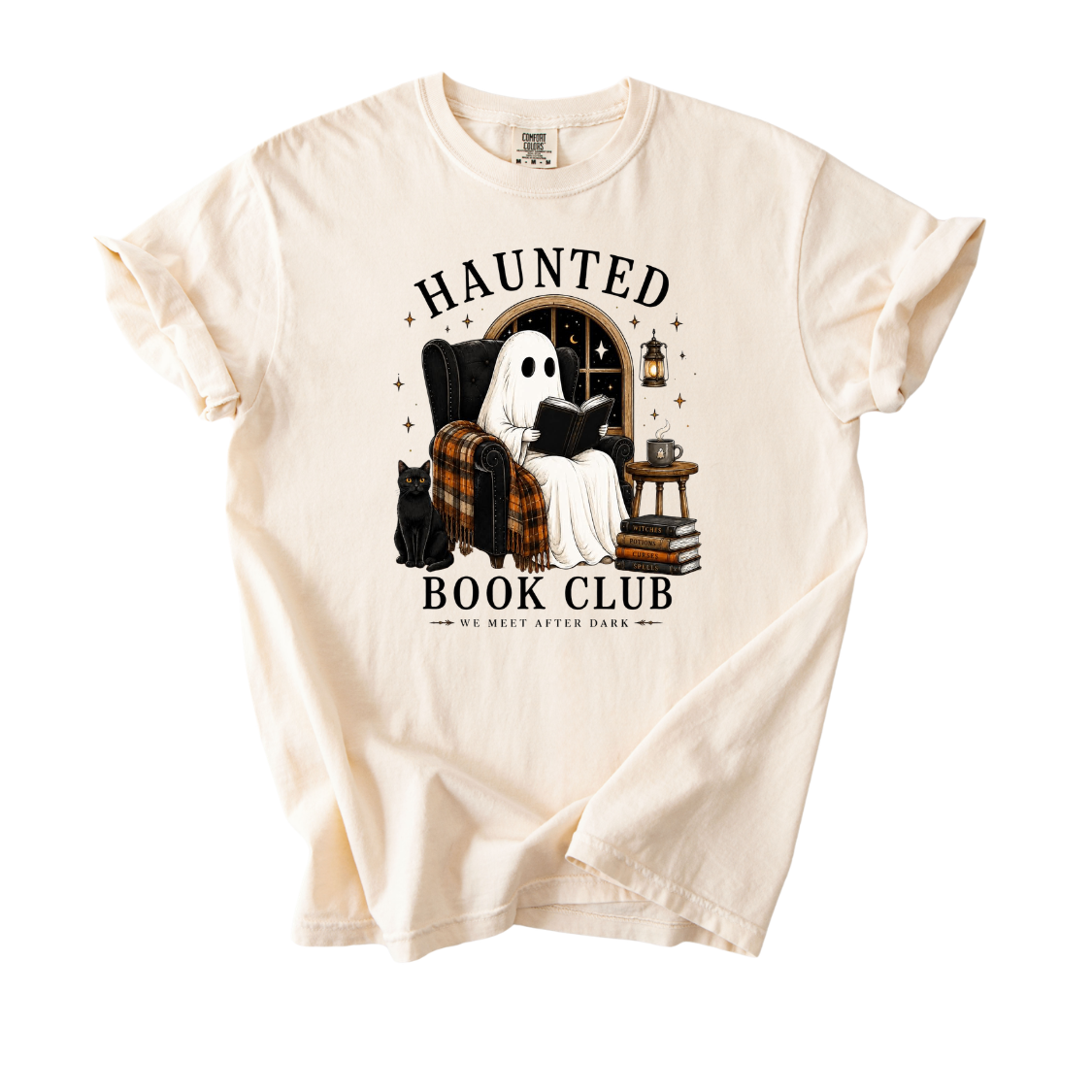 *PREORDER* HAUNTED BOOK CLUB GRAPHIC TEE - THREE COLORS