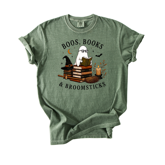 *PREORDER* BOOS, BOOKS & BROOMSTICKS - THREE COLORS