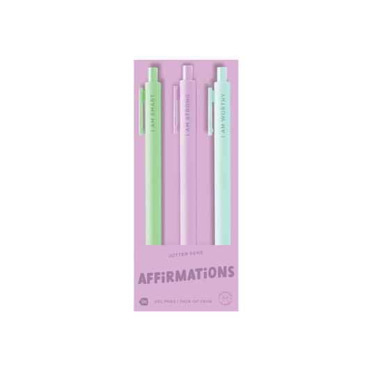 JOTTER GEL PEN SET - AFFIRMATIONS - THREE PACK