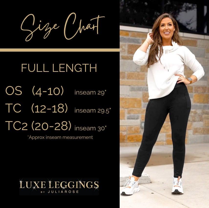 BLACK FLEECE LINED LEGGINGS w/ POCKETS
